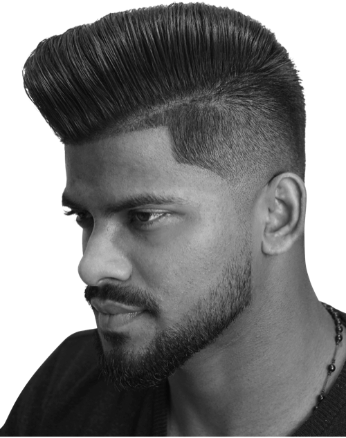 The Ace of Fades: Men's High Fade Hairstyle | King Brown Pomade