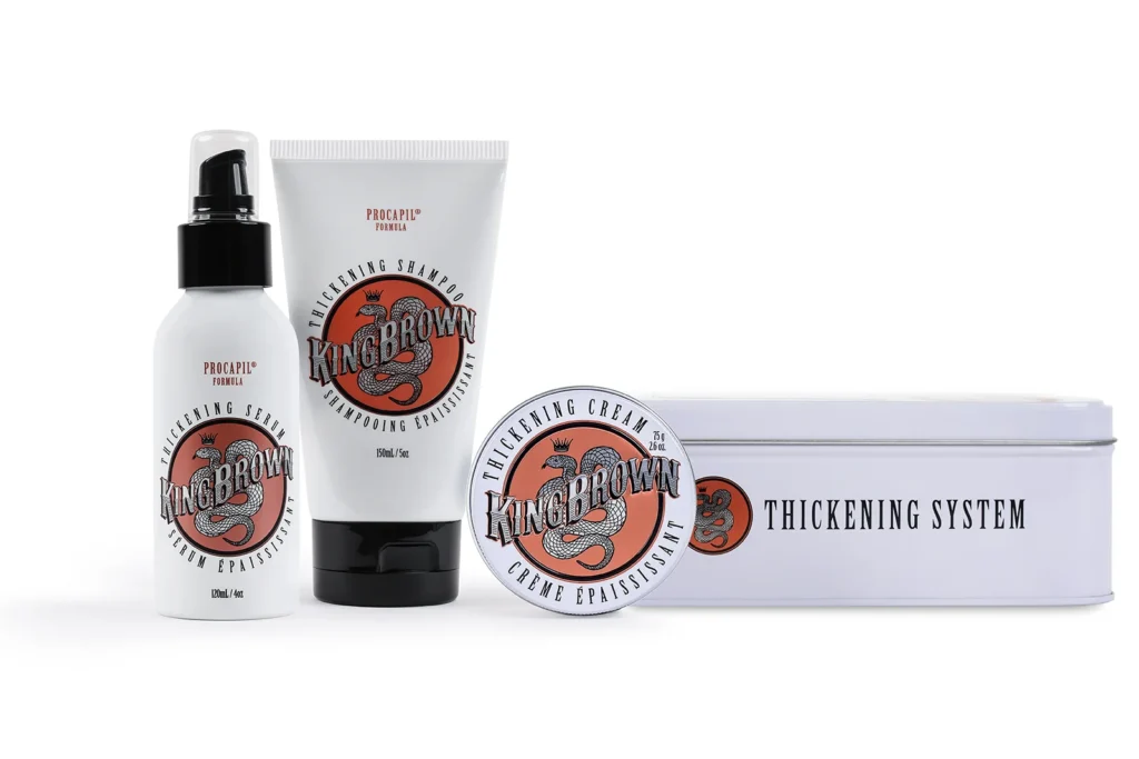 King Brown Pomade 2 Step Hair Thickening + Styling Subscription